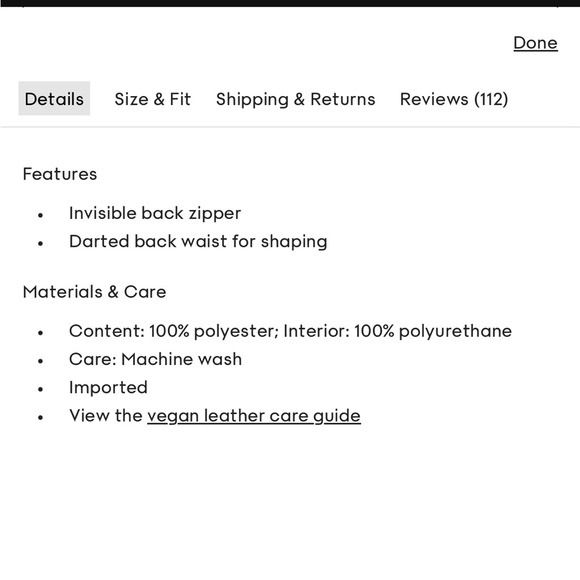 Aritzia Wilfred Patio Mini Skirt- Cognac - Picture 12 of 12